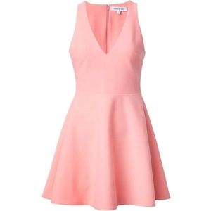 Elizabeth and James Coral V Neck skater dress